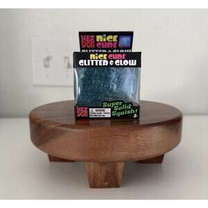 Nee Doh Nice Cube Glitter and Glow Fidget - BLUE Needoh